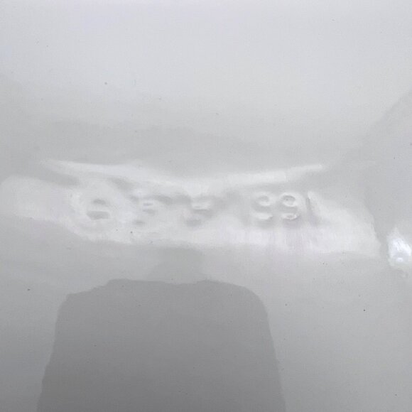 Fitz & Floyd Vintage 1991 Ceramic Plaid Serving Tray Round 13" Bloomers Check - Picture 5 of 12